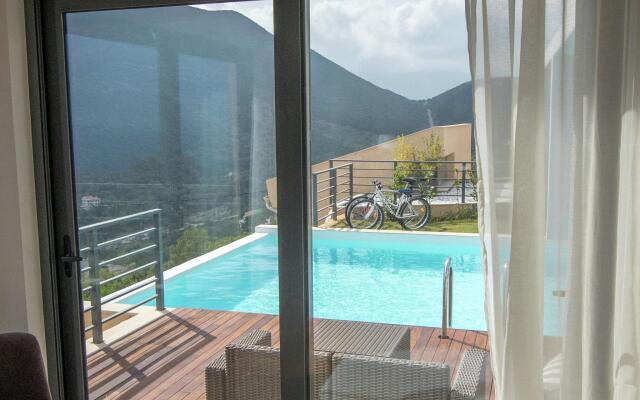 Sivota Bay View Villa with Hot Tub, Private Pool, Garden