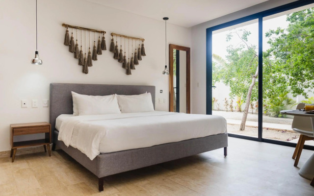 Modern studio spa & gym at Central Park Tulum