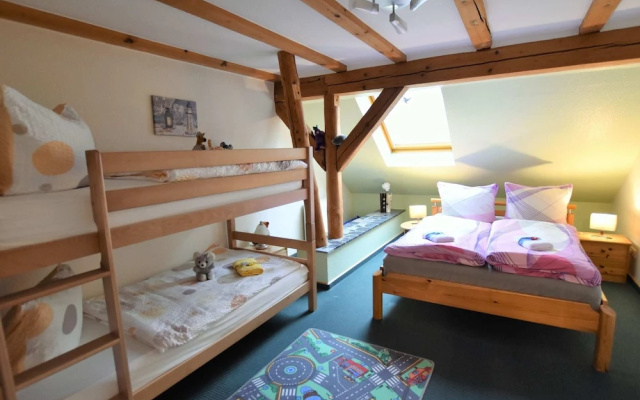 Ferienwohnung in Grundshagen mit Garten