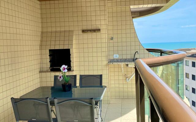 A072- Apto c/ Churrasqueira & Piscina | 30m Praia"