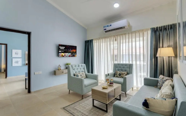 Premium 1BR in Calungute- Pool Sauna Near Beach