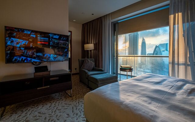 Spacious Studio Partial Burjview at The Address Dubai Mall