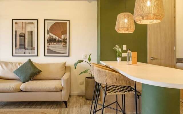 w Beautiful Loft With Balcony in Laureles