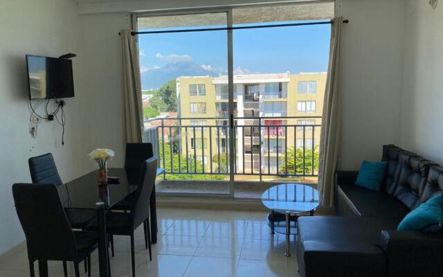 Apartamento de 3 Habitaciones con ventiladores amoblado fresco