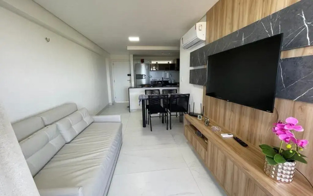 Pé na areia em Ponta de Campina, Paraíba