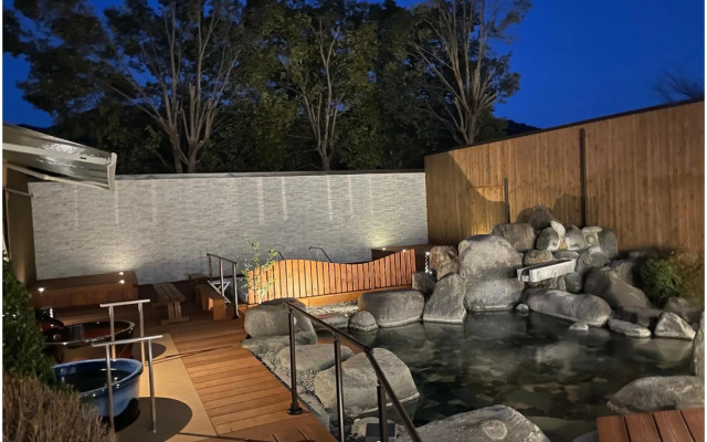 Nagano hirugami hot spring Refresh in Hirugami-no-mori