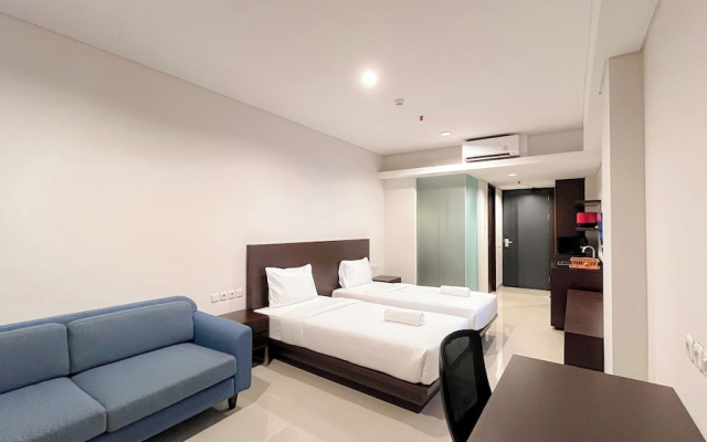 Relaxing And Stylish Studio (No Kitchen) Apartment At Skales Residence Nusa Dua Bali — фото 5