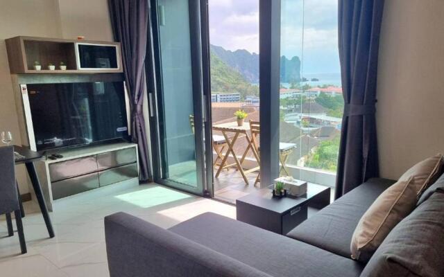 Bo401 Paradise Sea View 2 Bedrooms Plus 2bathrooms at Center Ao Nang