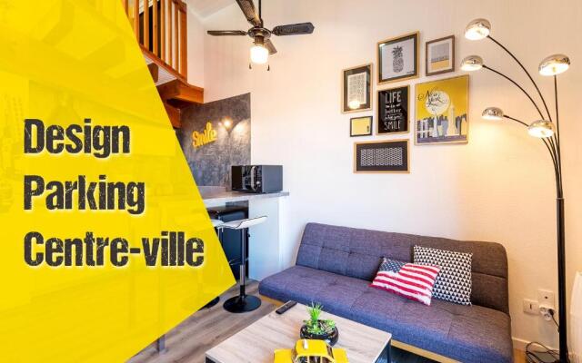 Duplex DESIGN Moderne Centre ville Parking