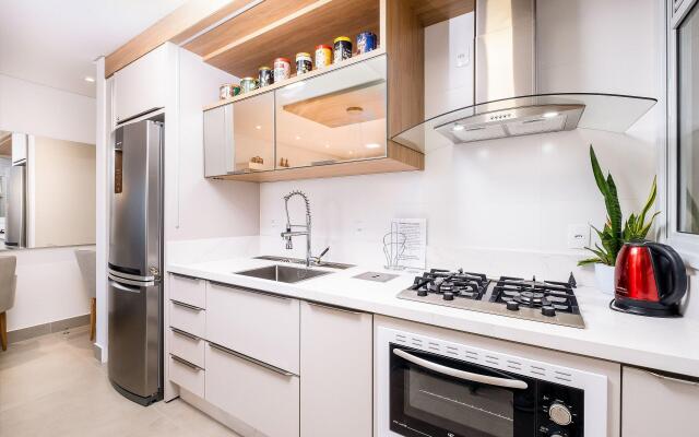 Apto moderno c/churrasqueira nos Ingleses RMA402