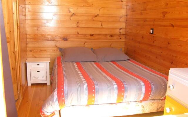 bord de mer, chalet en bois avec tandem