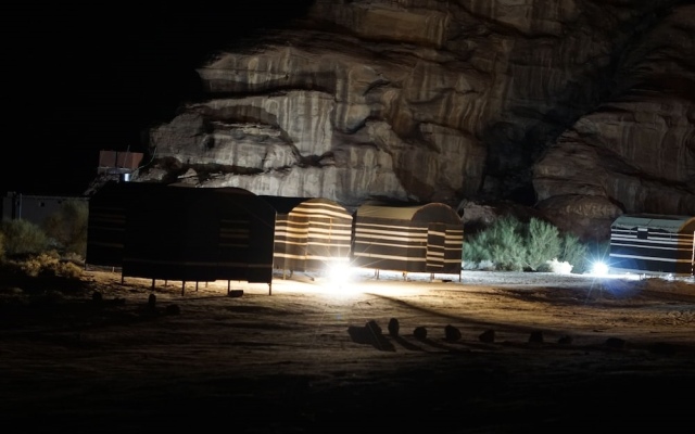 Wadi Rum Desert Colored Camp and Tours