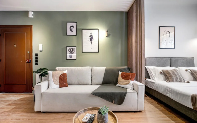 Avia Deluxe Studio- Athens Modern Escape