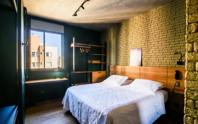 Apto Londrina Flat Hotel 1003, jacuzzi, 43 m2.