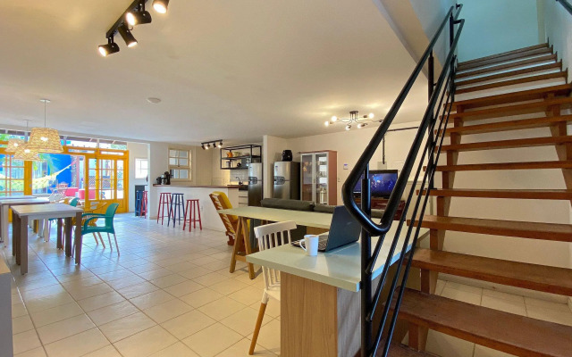 Casa familiar na exuberante praia de 4 ilhas.