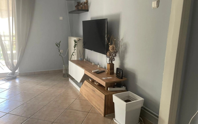 Roof garden apartment near Piraeus port & metro st