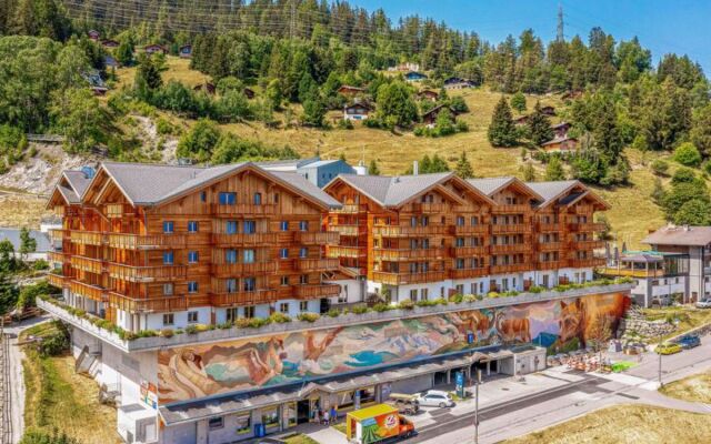 T-Resort La Tzoumaz 3p6 vue vallée