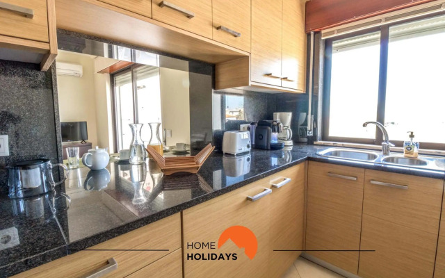 #005 Lovely&Cozy Beach Flat Parking,Pool,SeaView