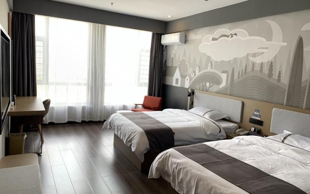 Thank Inn Shanxi Shuozhou Shuocheng District Dayun Fruit and Vegetable Wholesale Market – Guest Rooms – Shuozhou