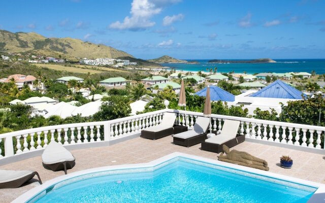 Villa With 3 Bedrooms in ST Martin, With Wonderful sea View, Private P