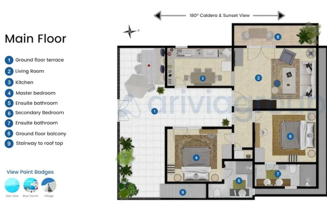 Captivating 2-bed Villa in Imerovigli, Santorini
