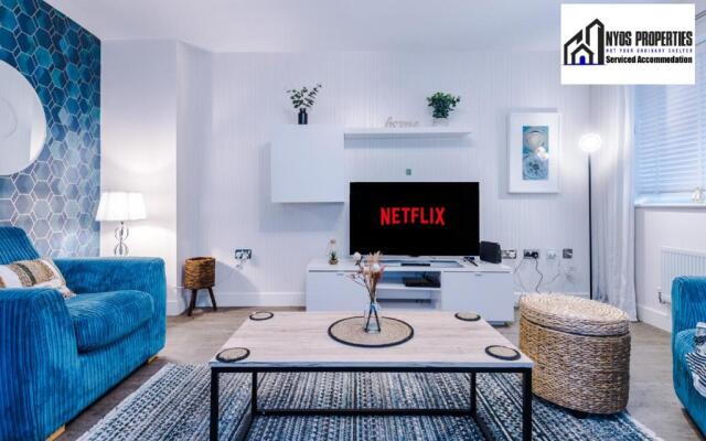 ✪3 Bed House✪Manchester✪MONTHLY STAY✪PARKING✪WIFI✪