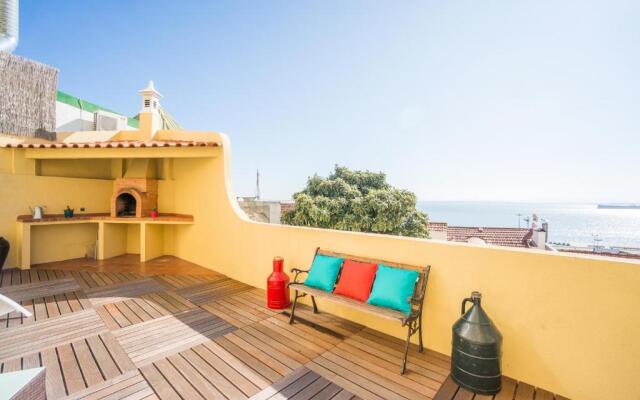 Spectacular terrace view of Tagus