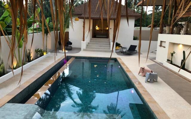 Baan Bai Mai, 2 villas, 8 bedrooms for 16 guests