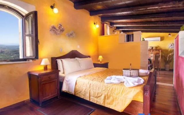90m² Double Room Maisonette with Valley, Mountain and Sea View.
