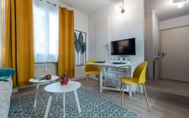 studio blue confort , proche gare part dieu