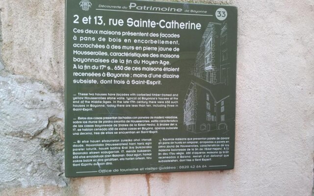 Cosy appartement Bayonne historique