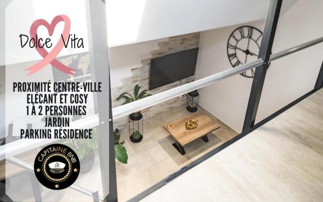 Loft avec jardin et parking privé