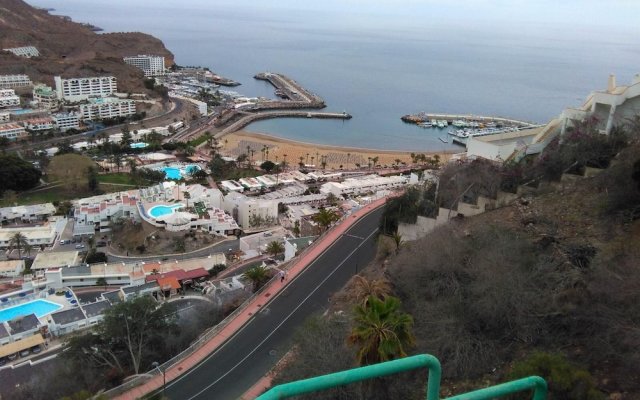 Apartment With one Bedroom in Mogán, With Wonderful sea View, Shared Pool and Furnished Terrace