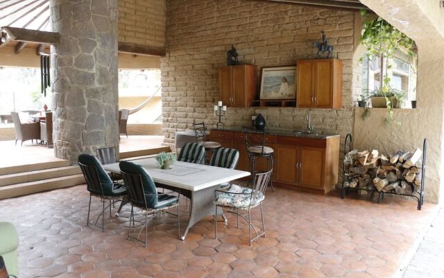 Country House In The Woods With River