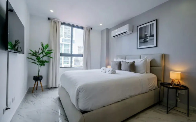 w Cozy 1BR w Great View in Calle 50