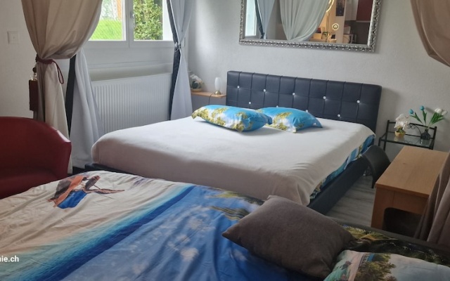Room-attypical Calm Harmonious Relaxing – Guest Rooms – La Grande-Beroche