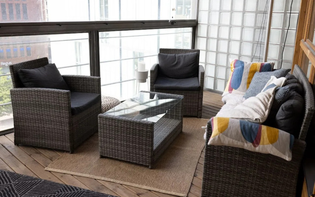 2ndhomes Lux Apartment w Sauna&Balcony