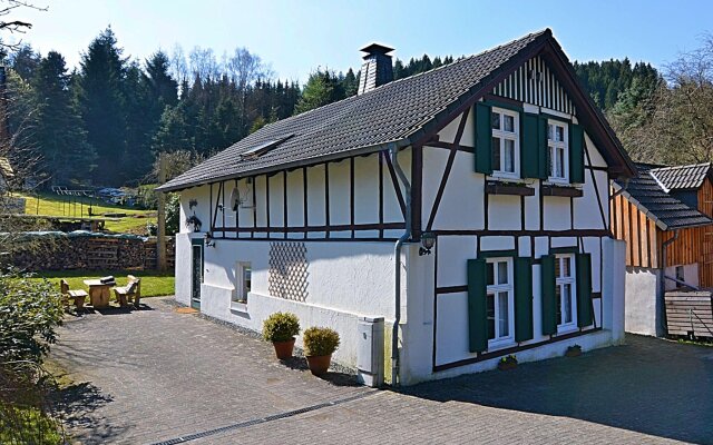 Gorgeous timbered farmhouse in the Sauerland with garden, fireplace and bar
