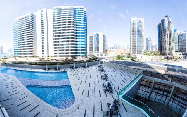 Studio apartment with Burj Khalifa view