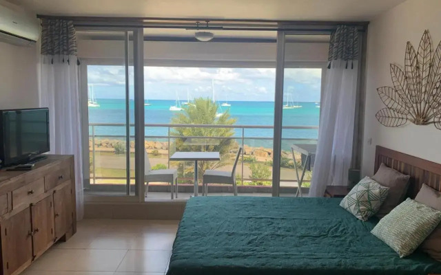 Marigot, Studio front de mer vue exceptionnelle