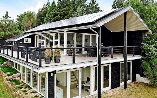 Modern Holiday Home in Brovst with Hot Tub
