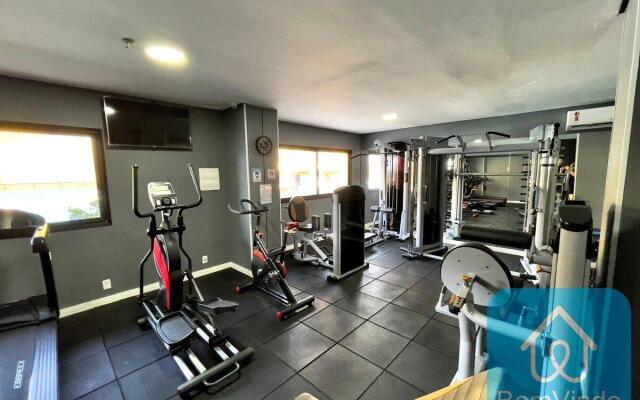 Apartamento com linda vista mar no Bahia Suites