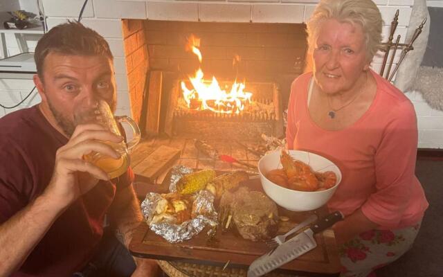 Coastal retreat with magnificent water views.