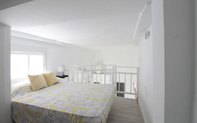 Apartamento con 2 camas de Matrimonio, A/C y WiFi SANB1