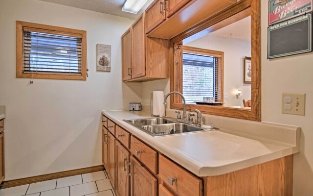 Riverfront Elkins Home w/ Fireplace & Deck!