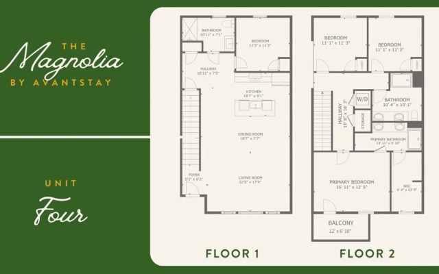 The Magnolia 4 by Avantstay Germantown Balcony