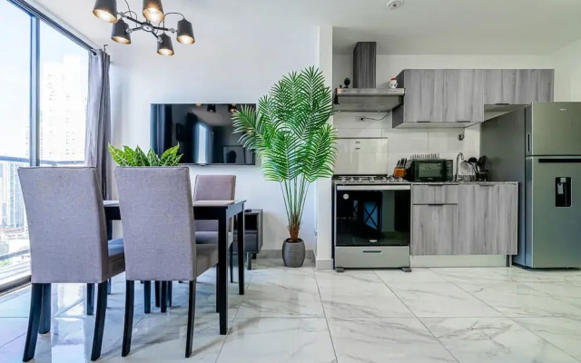 w Brilliant 1BR w Beautiful View in Calle 50