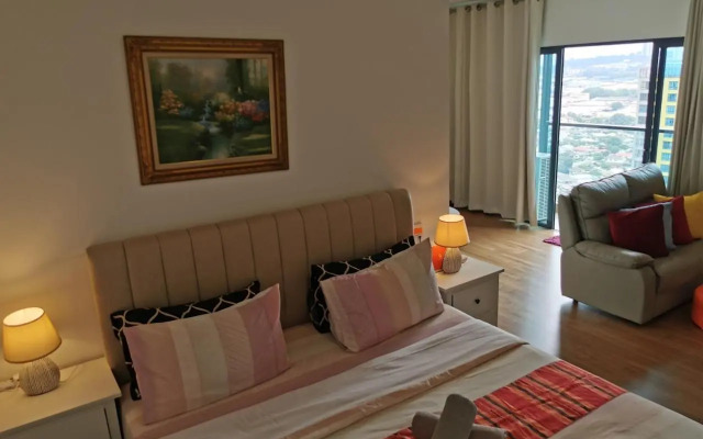 Apple 4@Menara Simfoni/King Bed/Wifi/Netflix/TVBOX