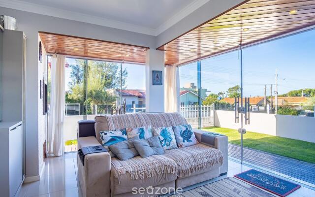 Apto térreo a 280m da praia da Ribanceira RCR101