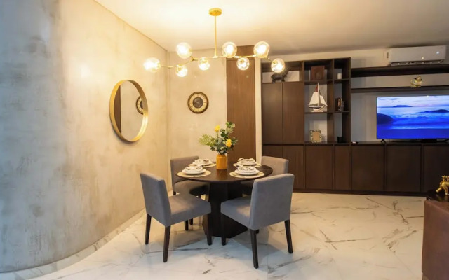 Serene Stylish Stay Roof Pool and Lounge